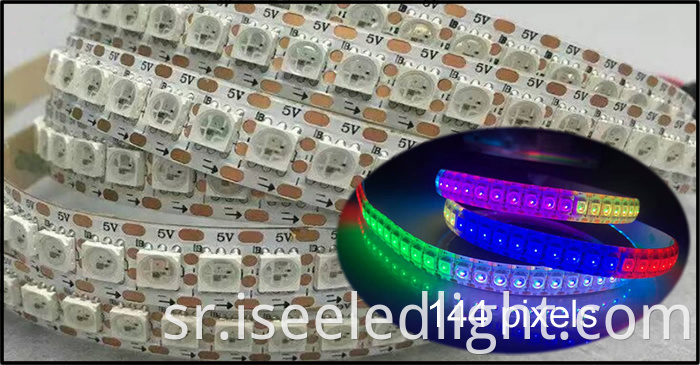 144 led 144 pixels Digital led strip